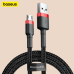 Кабель Baseus Cafule Cable USB For Micro 1.5A 2m Red+Black