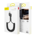 Кабель Baseus Fish eye Spring Data Cable Lightning 1m Black