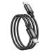 Кабель USB-C to USB-C HOCO X89 WIND 60W CHARGING DATA CABLE TYPE-C TO TYPE-C BLACK