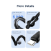 Кабель  type c type c USAMS US-SJ696 60W STRIPED DATA CABLE TYPE-C TO TYPE-C-KY SERIES 2M BLACK