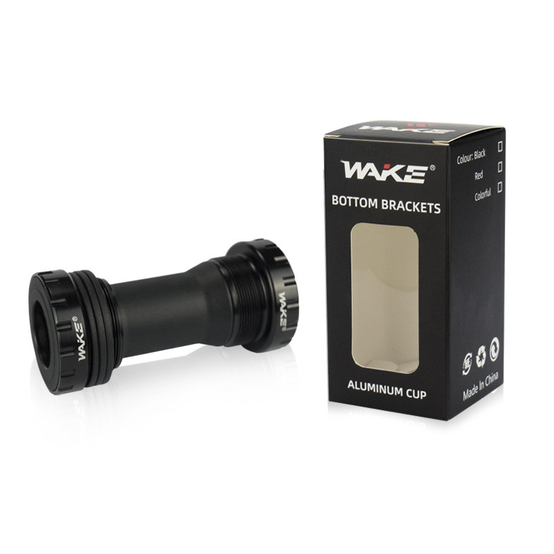 Каретка WAKE BB-51 68/73 , вал 24 , різьбова чорна Каретка WAKE BB-51 68/73 , вал 24 , різьбова чорна