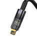 Baseus шнур до айфона USB to Lightning Baseus CATS000401  2.4A 1m Black