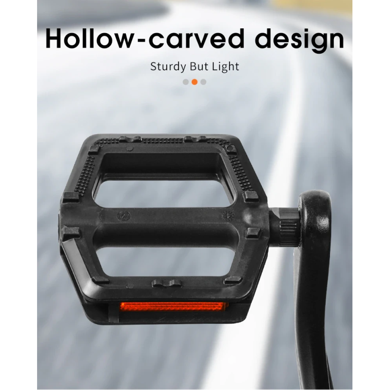 Педалі велосипедні West Biking 08020740 Black велопедалі топталки