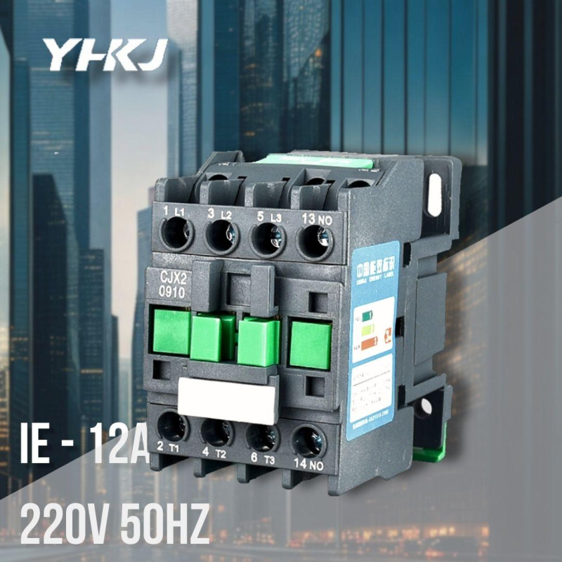 Пускач електромагнітний CJX2-0910, 12A, АС3, котушка 220В, 1NO, 7,5кВт, Пускач електромагнітний CJX2-0910, 12A, АС3, котушка 220В, 1NO, 7,5кВт,