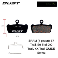 ТОРМОЗНІ КОЛОДКИ DUST DS-15S Напівметалл