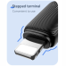 Кабель Usams US-SJ692 30W Striped Data Cable for iP Black 1 метр 30 W Кабель Usams US-SJ692 30W Striped Data Cable for iP Black 1 метр 30 W