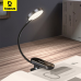 Baseus Comfort Reading Mini Clip Lamp Dark Gray  DGRAD-0G