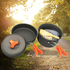 Набір посуду похідний DS-200 на 1-2 особи, з анодованого алюмінію,