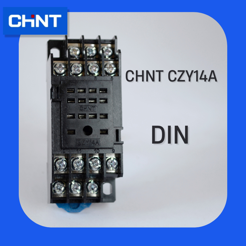 Колодка CZY14A для реле JZX-22F(B)/4Z,NJX-13FW(B)/4ZS, JZX-18F(L)/4Z 4 контакти (Chint) Колодка CZY14A для реле JZX-22F(B)/4Z,NJX-13FW(B)/4ZS, JZX-18F(L)/4Z 4 контакти (Chint)