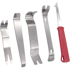 Інструменти STEEL 5 для зняття обшивок (облицювання, кліпс), демонтажу деталей салону авто (5 шт. у чохлі)