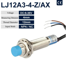 Кінцевий індуктивний датчик LJ12A3-4-Z/AX  NPN/(NC)  ЧПУ DC 6-36V