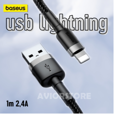 Baseus шнур для айфона USB to Lightning Baseus CALKLF-BG1 2.4A  1m