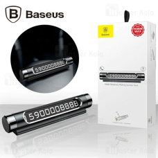 Автовізитка, Табличка з номером телефону під скло автомобіля BASEUS TEMPORARY PARKING NUMBER CARD BLACK