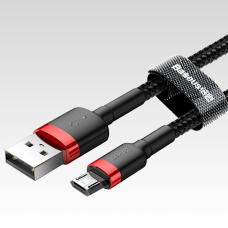Кабель Baseus Cafule Cable USB For Micro 1.5A 2m Red+Black