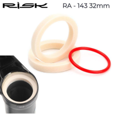Поролонові кільця, сальники Risk RA143 для амортизаційних вилок, 32 мм, 2 шт + O-ring