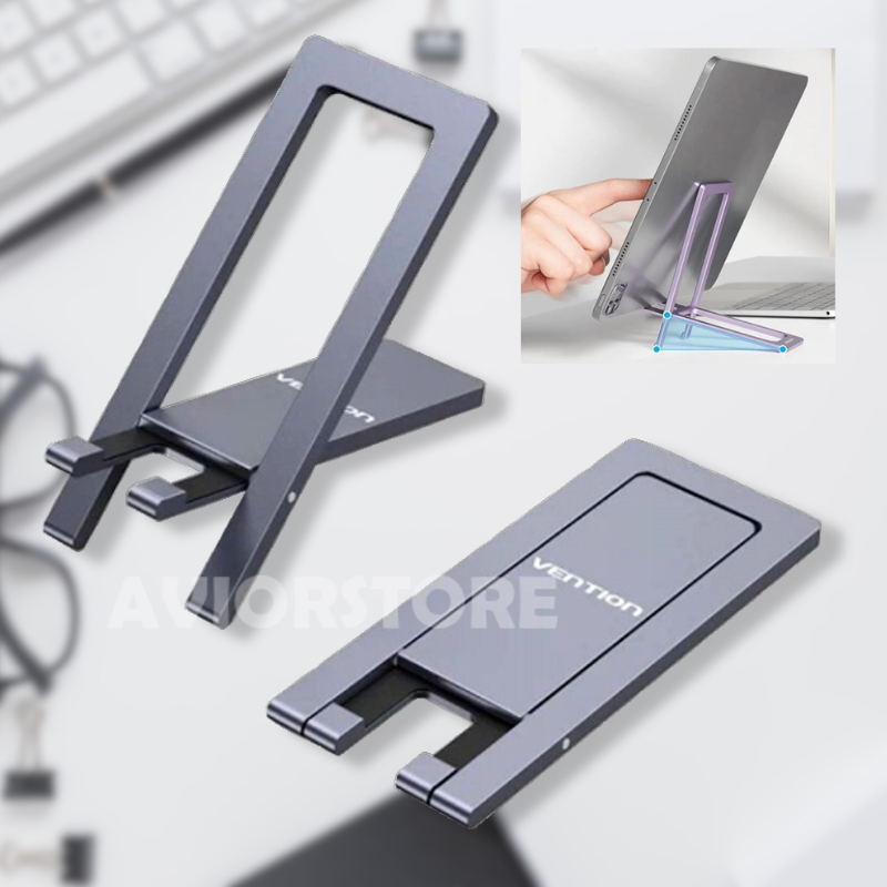підставка для телефона VENTION PORTABLE CELL PHONE STAND HOLDER FOR DESK ALUMINUM ALLOY TYPE GRAY (KCZH0) підставка для телефона VENTION PORTABLE CELL PHONE STAND HOLDER FOR DESK ALUMINUM ALLOY TYPE GRAY (KCZH0)