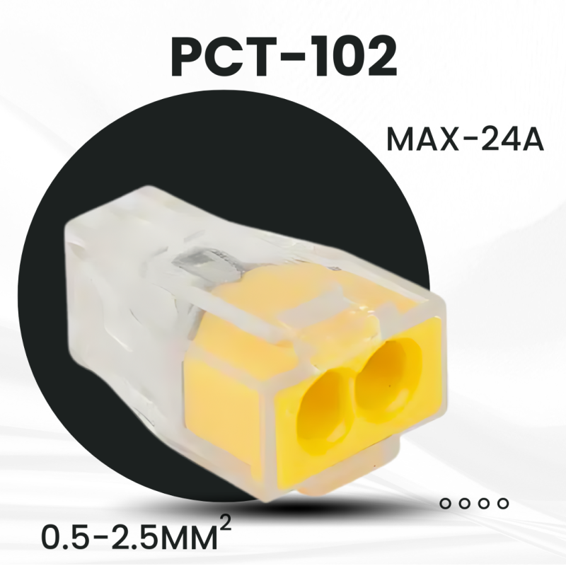 Коннектор PCT-102 (аналог WAGO) Коннектор PCT-102 (аналог WAGO)