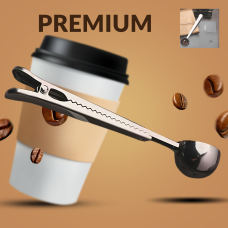 Мірна ложка для вимірювання кави із затиском