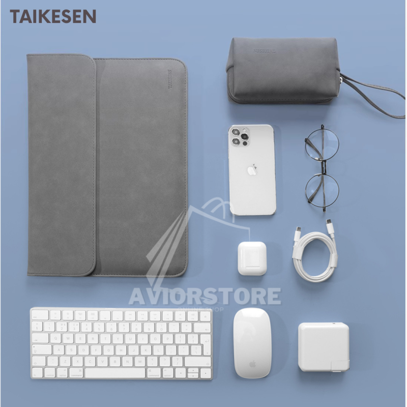 Чохол конверт для ноутбука 13.6-14“ TaiKesen сірий Чохол конверт для ноутбука 13.6-14“ TaiKesen сірий