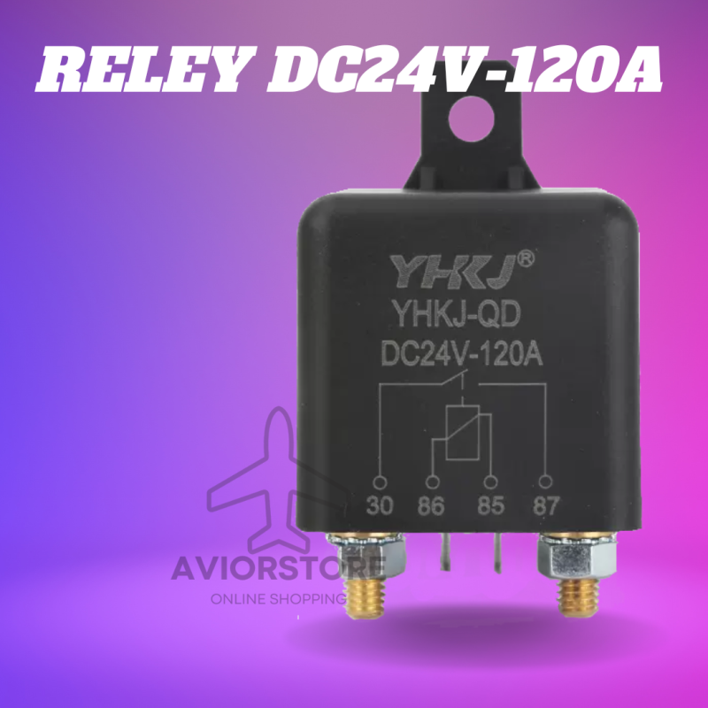 Автомобільне реле YHKJ постійного струму 24 V 120A Автомобільне реле YHKJ постійного струму 24 V 120A