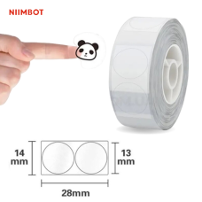 Етикетки для принтера NIIMBOTT T14*28-220 ROUND TRANSPARENT FOR D11/D110/D101/H1S (A2G88778901)