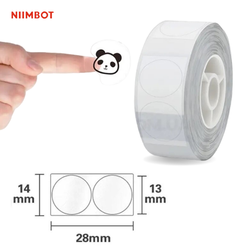 Етикетки для принтера NIIMBOTT T14*28-220 ROUND TRANSPARENT FOR D11/D110/D101/H1S (A2G88778901) Етикетки для принтера NIIMBOTT T14*28-220 ROUND TRANSPARENT FOR D11/D110/D101/H1S (A2G88778901)