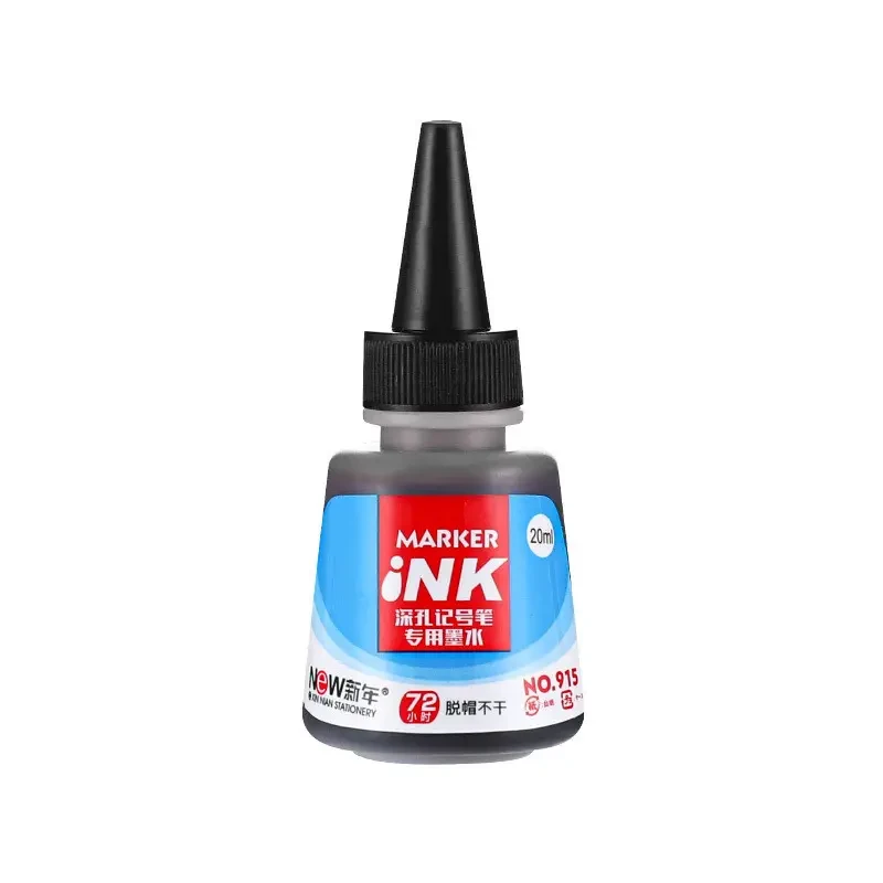 Чорнило чорне для будівельного маркера перманентного столярного 20 мл Чорнило чорне для будівельного маркера перманентного столярного 20 мл