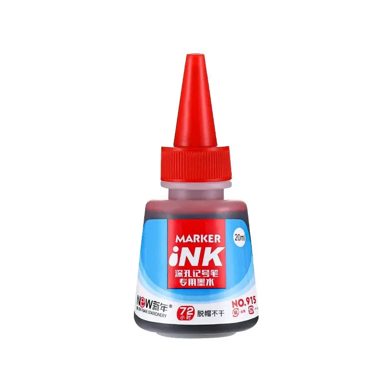 Чорнило червоне для будівельного маркера перманентного столярного 20 мл Чорнило червоне для будівельного маркера перманентного столярного 20 мл