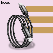 Кабель USB-C to USB-C HOCO X89 WIND 60W CHARGING DATA CABLE TYPE-C TO TYPE-C BLACK