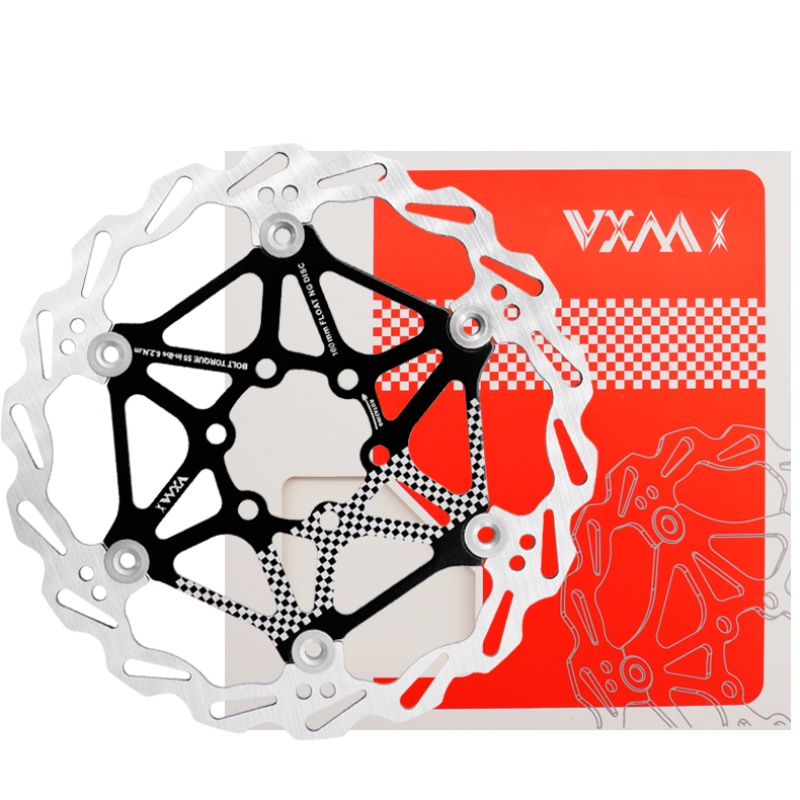 Ротор для велосипеда VXM 160мм на алюминиевом пауке чорний