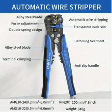 Інструмент для зачищення проводів, автоматичні плоскогубці, інструмент для затискання та ізоляції кабелю CHNT ZTG-BXQ01