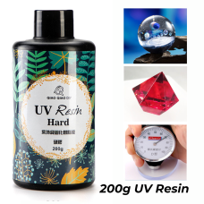 УФ-смола (200 мл) для виготовлення прикрас, біжутерії та різних виробів, смола для рукоділля і творчості