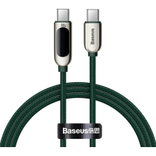 Кабель Baseus CATSK-C06 Display Fast Charging Data Cable    100W 2m Green