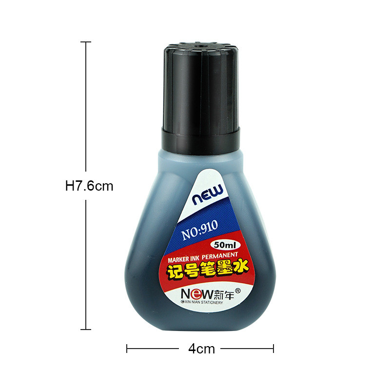 Чорнило чорне для будівельного маркера перманентного столярного 50 мл