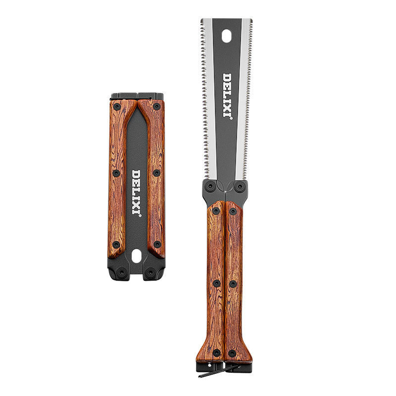 Пила японська складана DELIXI з подвійною кромкою 140 мм