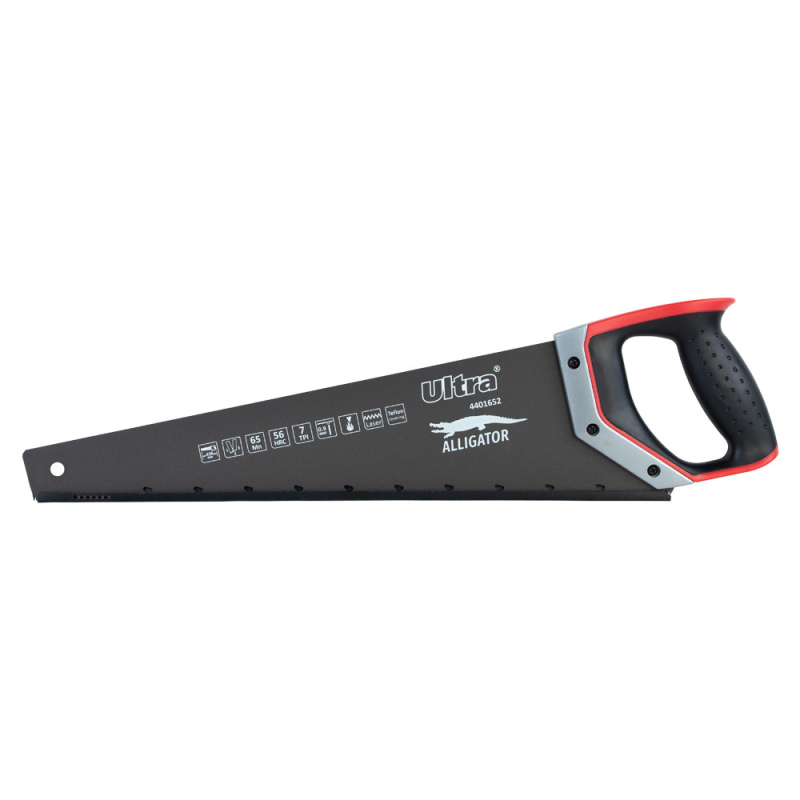 Ножівка по дереву по мокрому дереву ULTRA 400мм 7TPI Aligator + чохол 450
