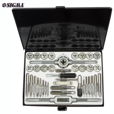 Набір мітчиків і плашок SIGMA 40 предметів у міцному металевому кейсі