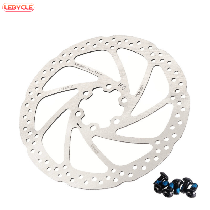 Ротор для велосипеда lebycle 160mm з кріпленням під 6 болтів LR-R6160mm