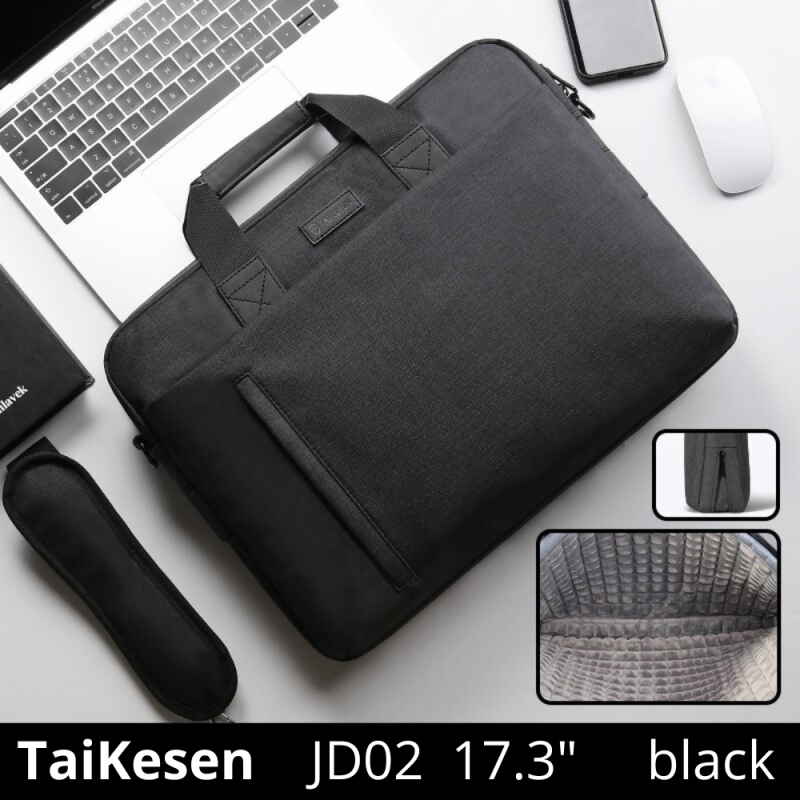 Стильна сумка через плече для ноутбука 17.3“ і документів TaiKesen