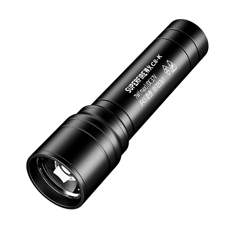 Ліхтар ручний акумуляторний SUPERFIRE C8-K, 330 lm. 18650/1400mah