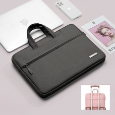 Сумка для ноутбука / макбука 13 дюймів водонепроникна з м“якою ударостійкою підкладкою TAIKESEN сіра