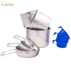 Набір посуду похідний  Tramp на 1-2 особи, з анодованого алюмінію, UTRC-002