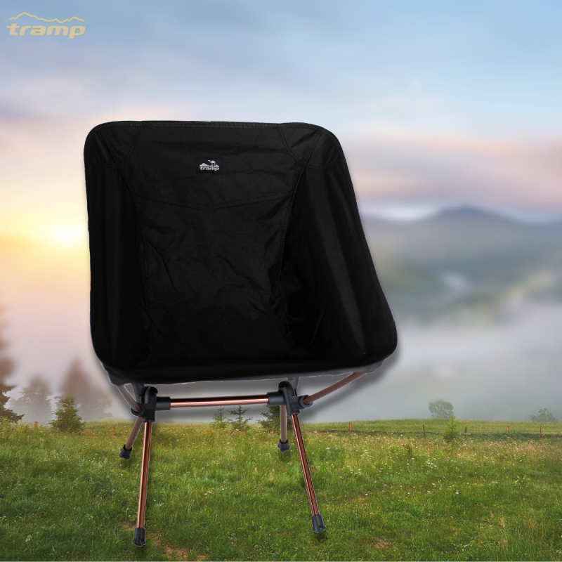 Стілець для кемпінгу складаний Tramp COMPACT 50х48х68см чорний
