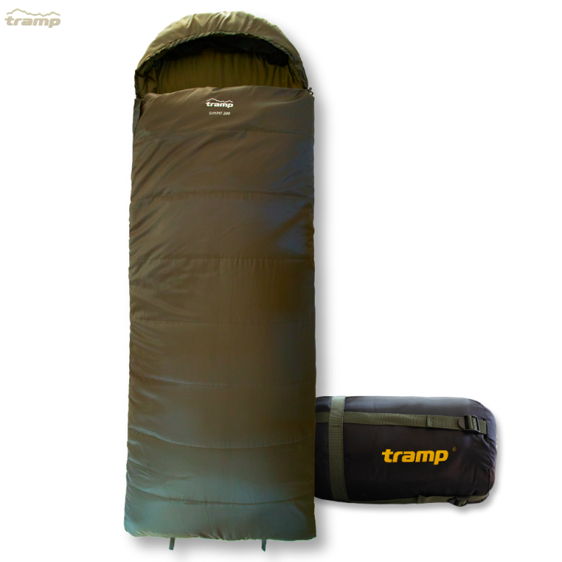 Спальний мішок Tramp Shypit 200 220/80 см з капюшоном, olive