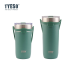 Дорожній ізольований кавовий кухоль TYESO TS-8766 з нержавіючої сталі, на 550 мл з кришкою.