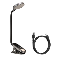 Baseus Comfort Reading Mini Clip Lamp Dark Gray  DGRAD-0G