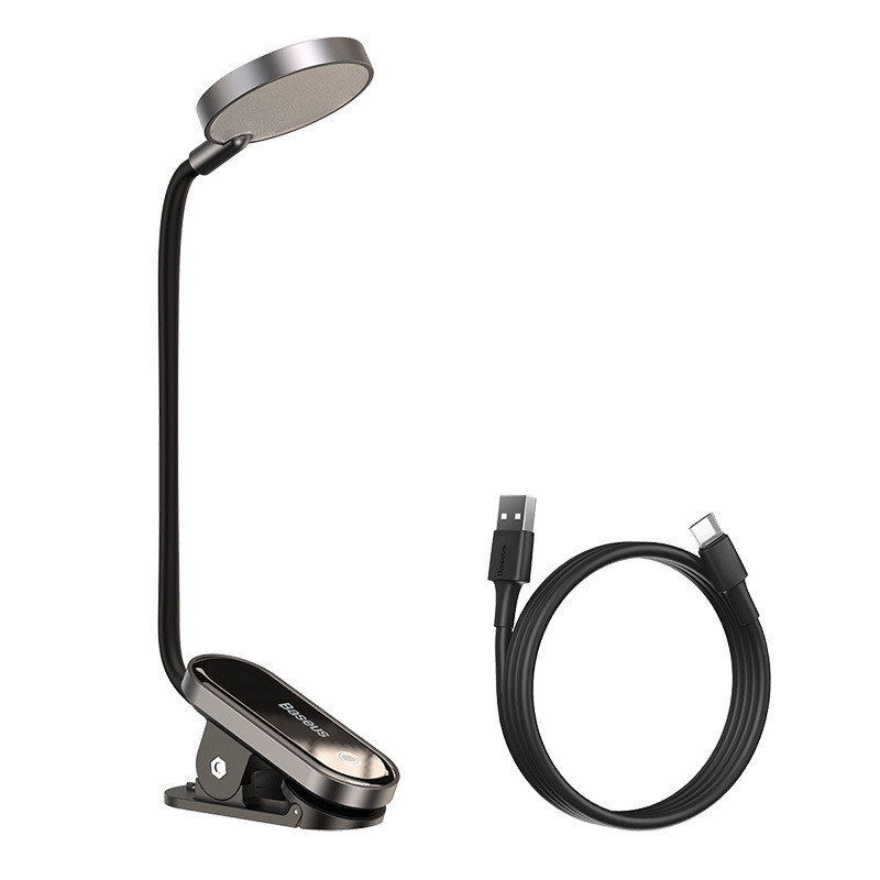 Baseus Comfort Reading Mini Clip Lamp Dark Gray  DGRAD-0G