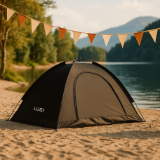 Намет 2 спальних місця туристичний 2×1.5 метра похідний водонепроникний для риболовлі та полювання палатка