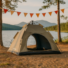 Намет 2 спальних місця туристичний 2×1.5 метра похідний водонепроникний для риболовлі та полювання палатка