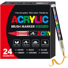 Акрилові маркери для різних поверхонь GuangNa 8101 фломастери для творчості малювання універсальні